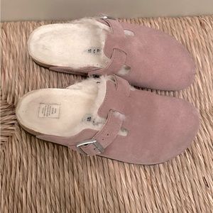 Birkenstock Boston Clog Shearling Sz 40